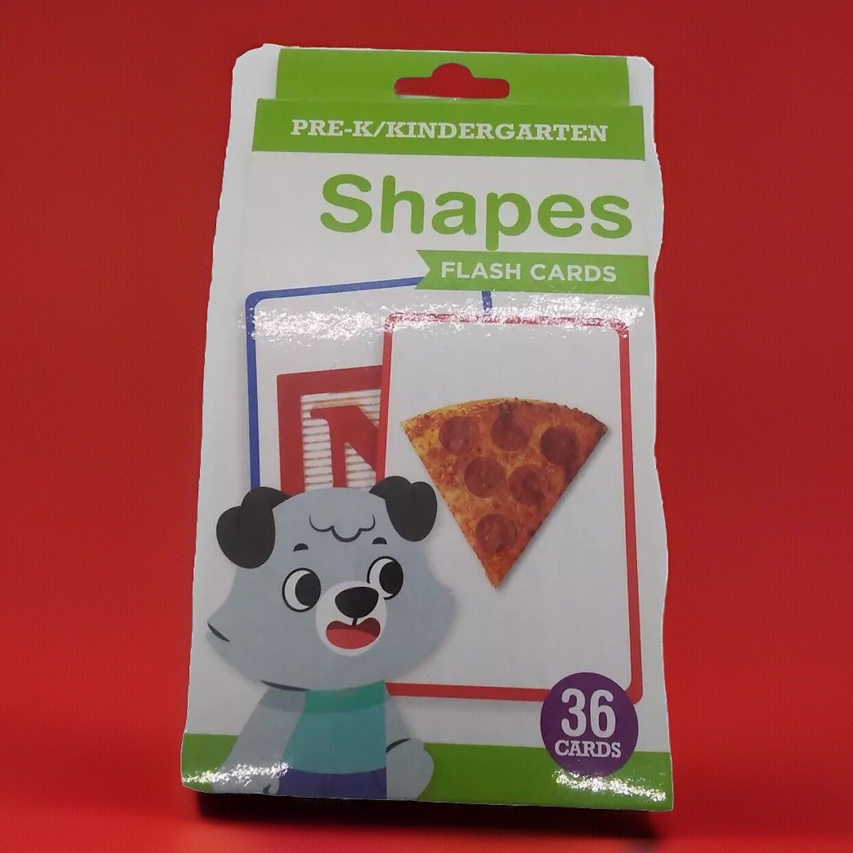 Flash Cards Shapes Colors 36 Count Pre-K Kindergarten Educational Learning Tool