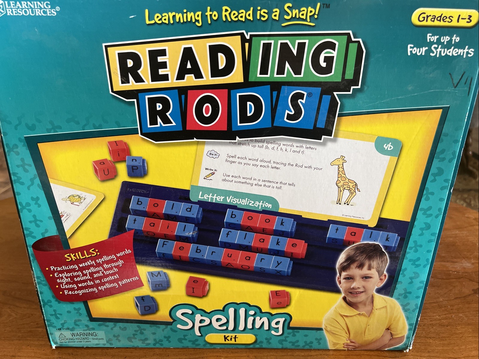 Learning Resources Reading Rods Spelling Set HUGE LOT of 196 Pieces LER 7131
