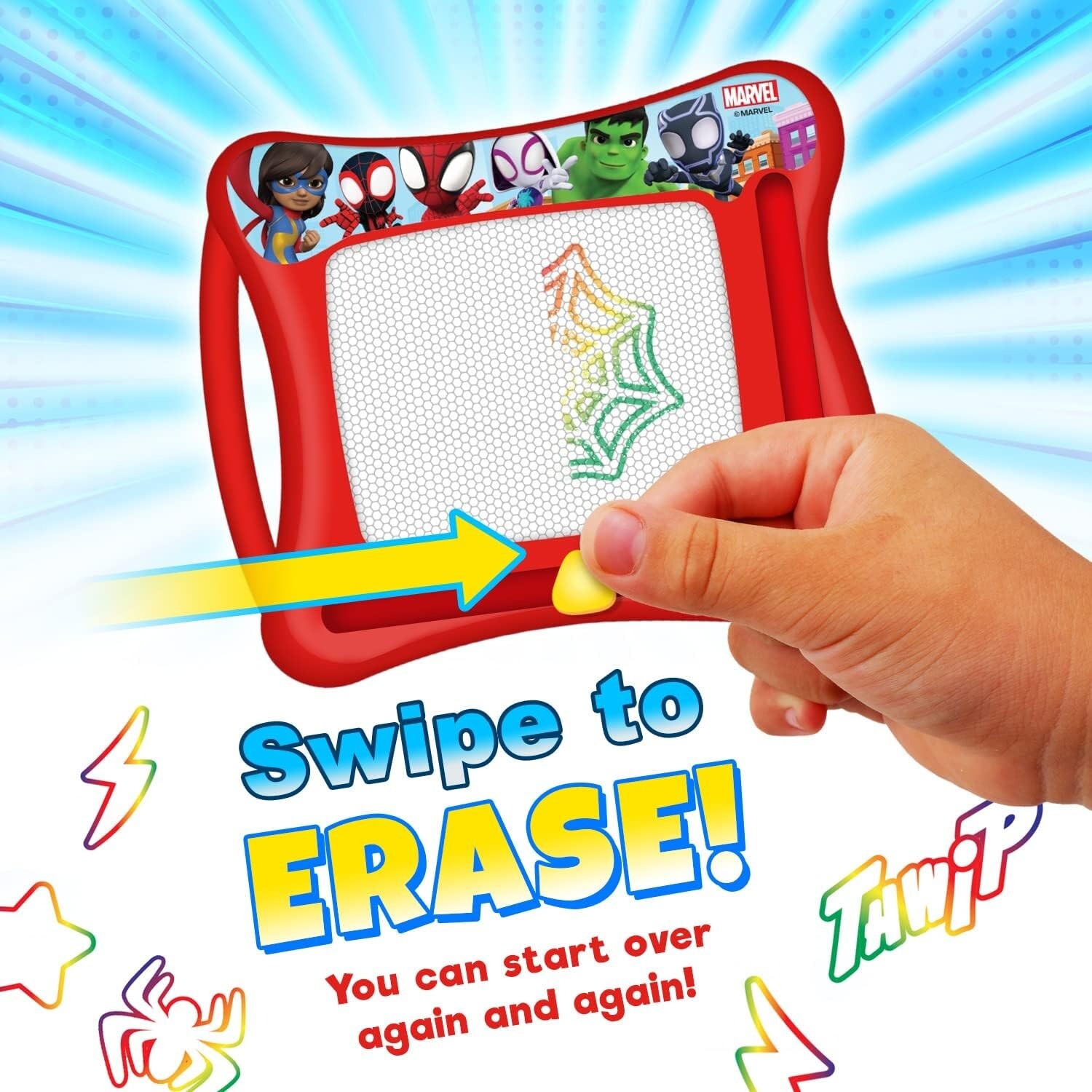 Marvel Spider-Man & Spidey Kids Activity Bundle – Stickers , Tattoos, Magic Draw