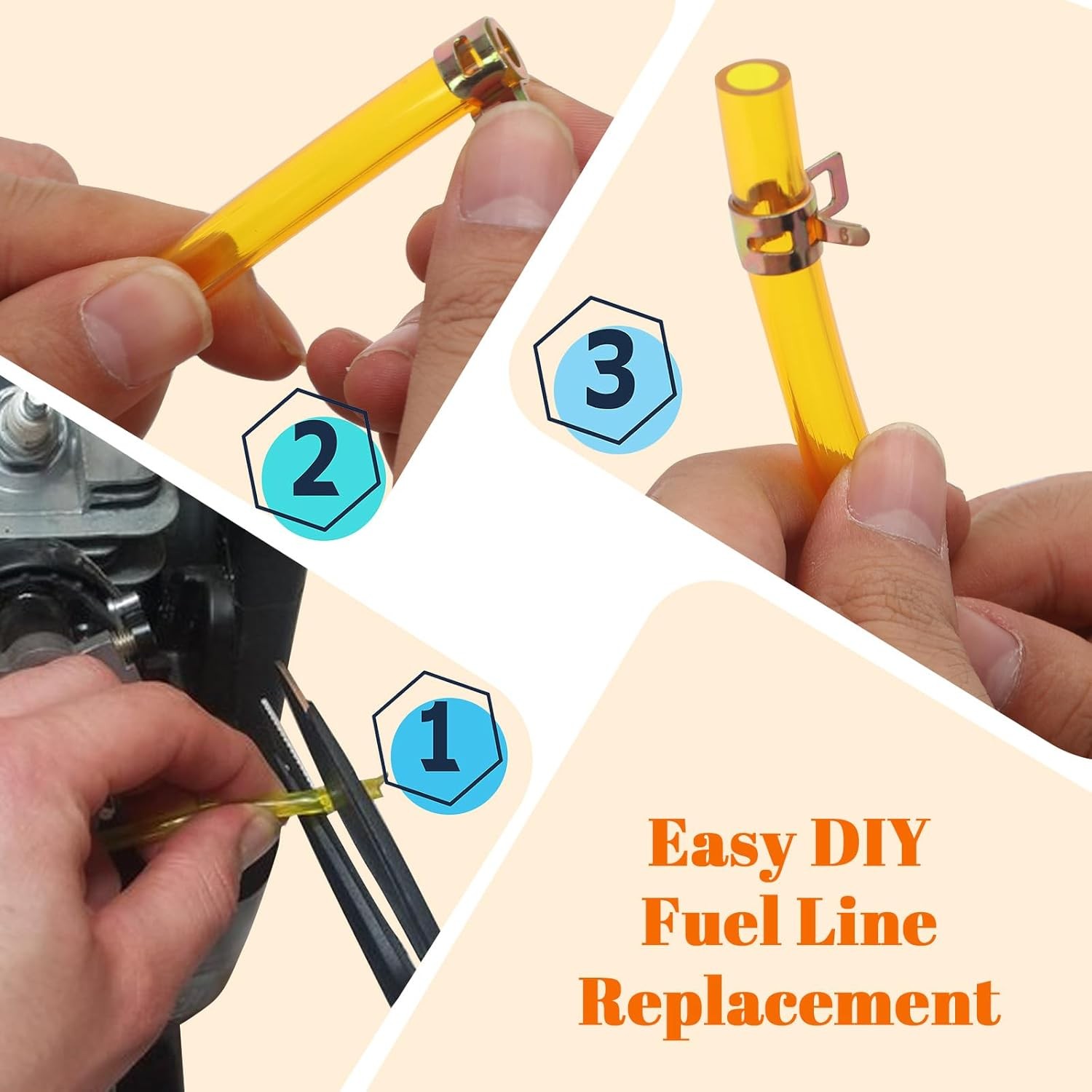 Premium TPU Fuel Line Kit 3 Sizes (3mm ID/5mm OD, 5mm ID/8mm OD, 6mm ID/9mm OD),