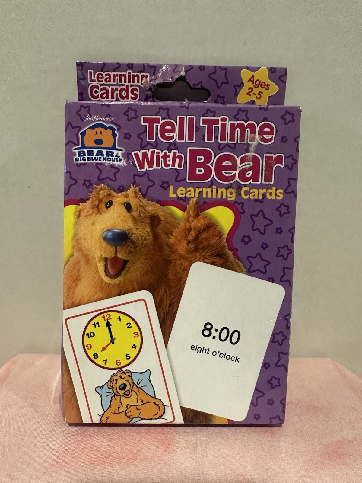 Bear in the Big Blue House RARE “Tell Time With Bear” Learning Cards Ages 2-5