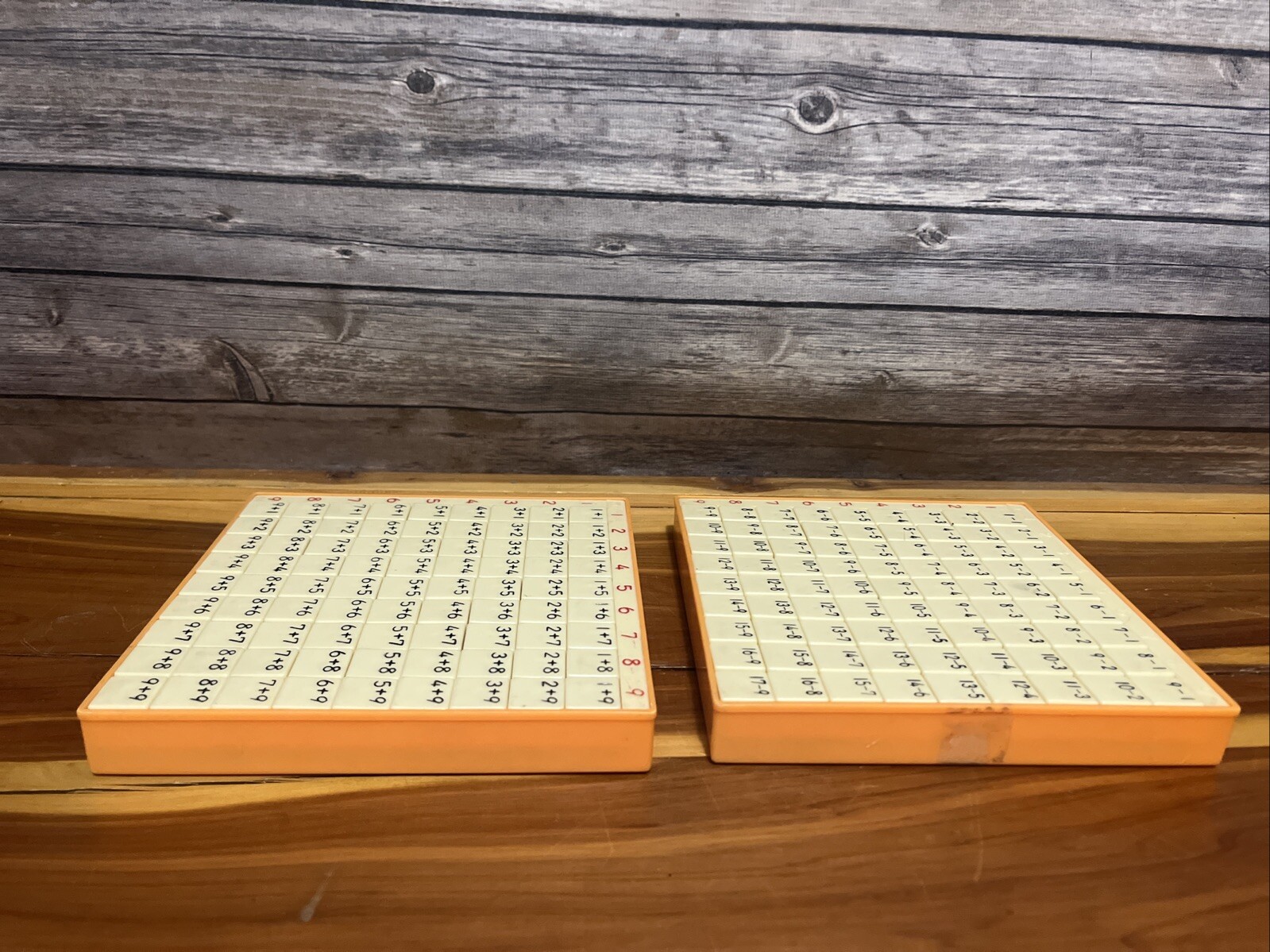 Vtg Push Down Addition & Subtraction Master Co. Counting Counters Made in Japan