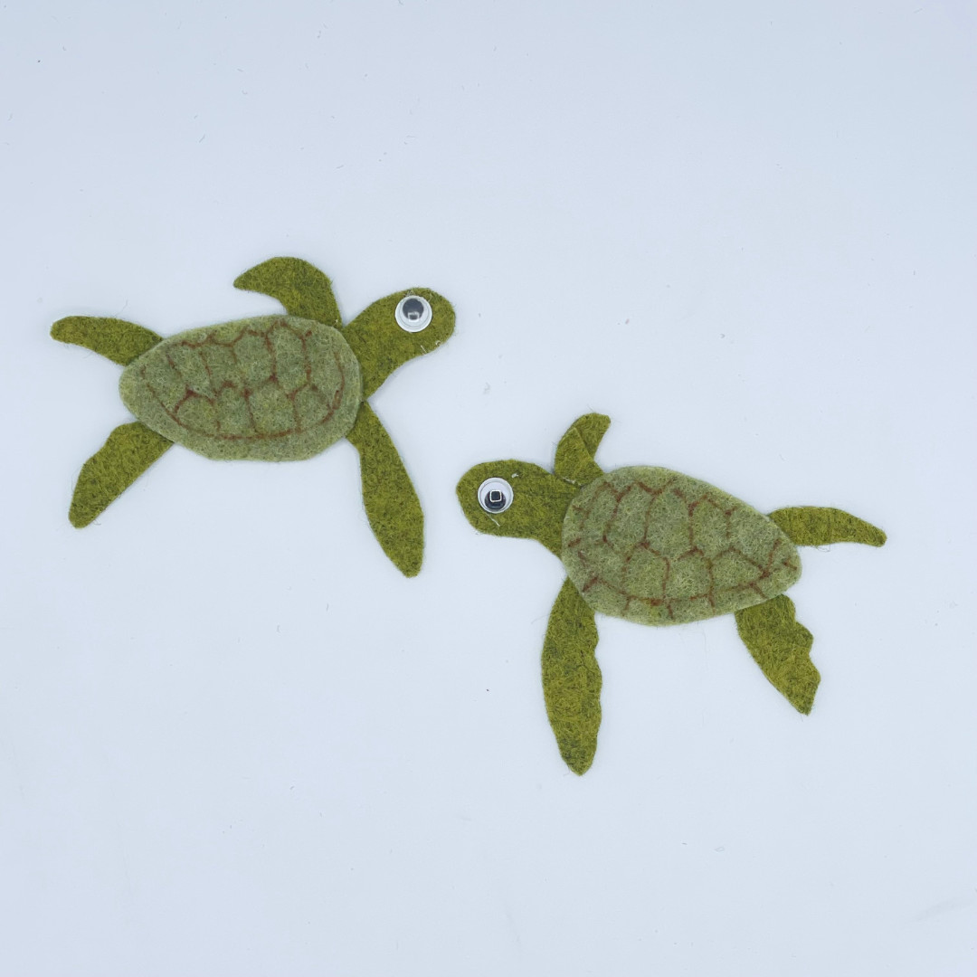 Sea Turtle Lifecycle Felt Set for Felt or Flannel Board Play