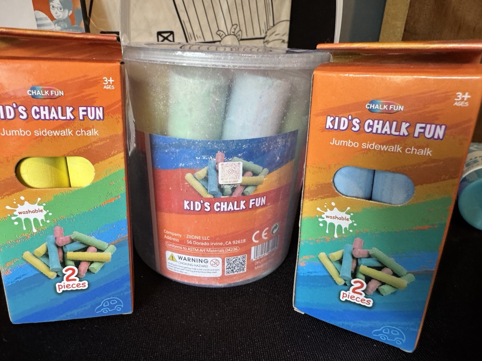 Kids Activity Bundle Chalk Paint Crayons Coloring Banner Minions DVD 20+ Pcs