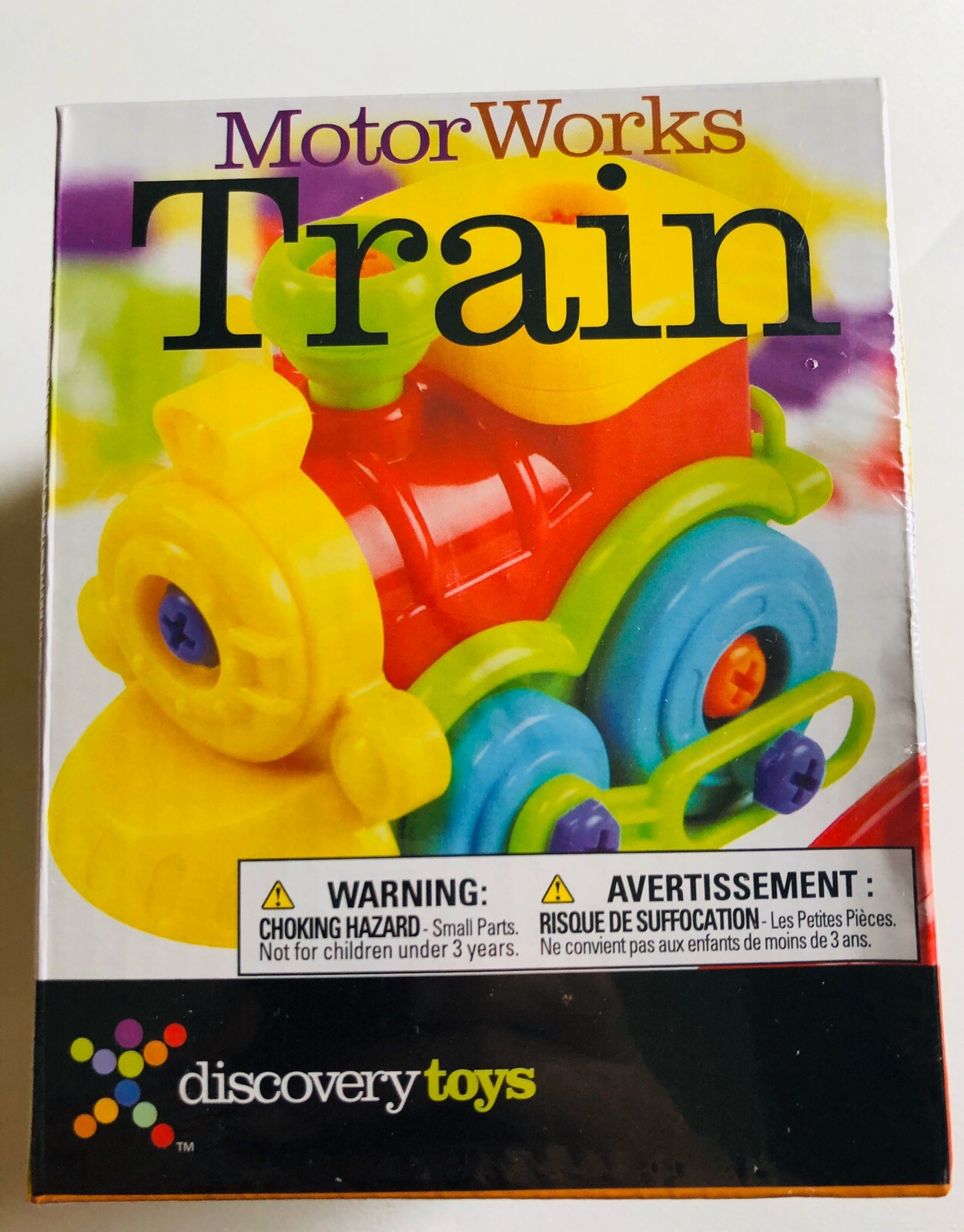 Discovery Toys MOTOR WORKS Take-Apart TRAIN with Tool – Motor & Thinking Skills