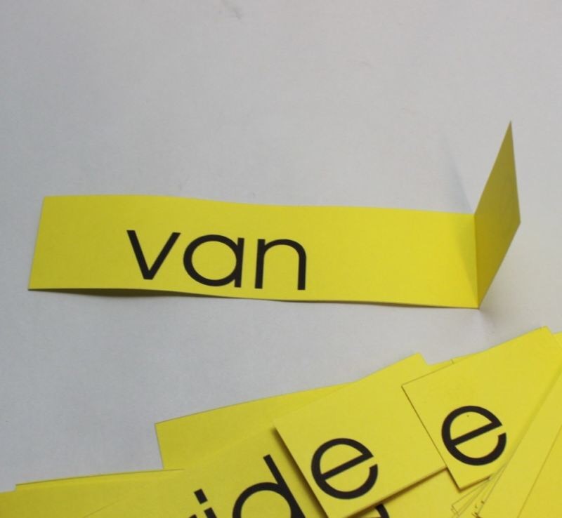 Silent E words Flip cards 35 cards – Reading Manipulatives