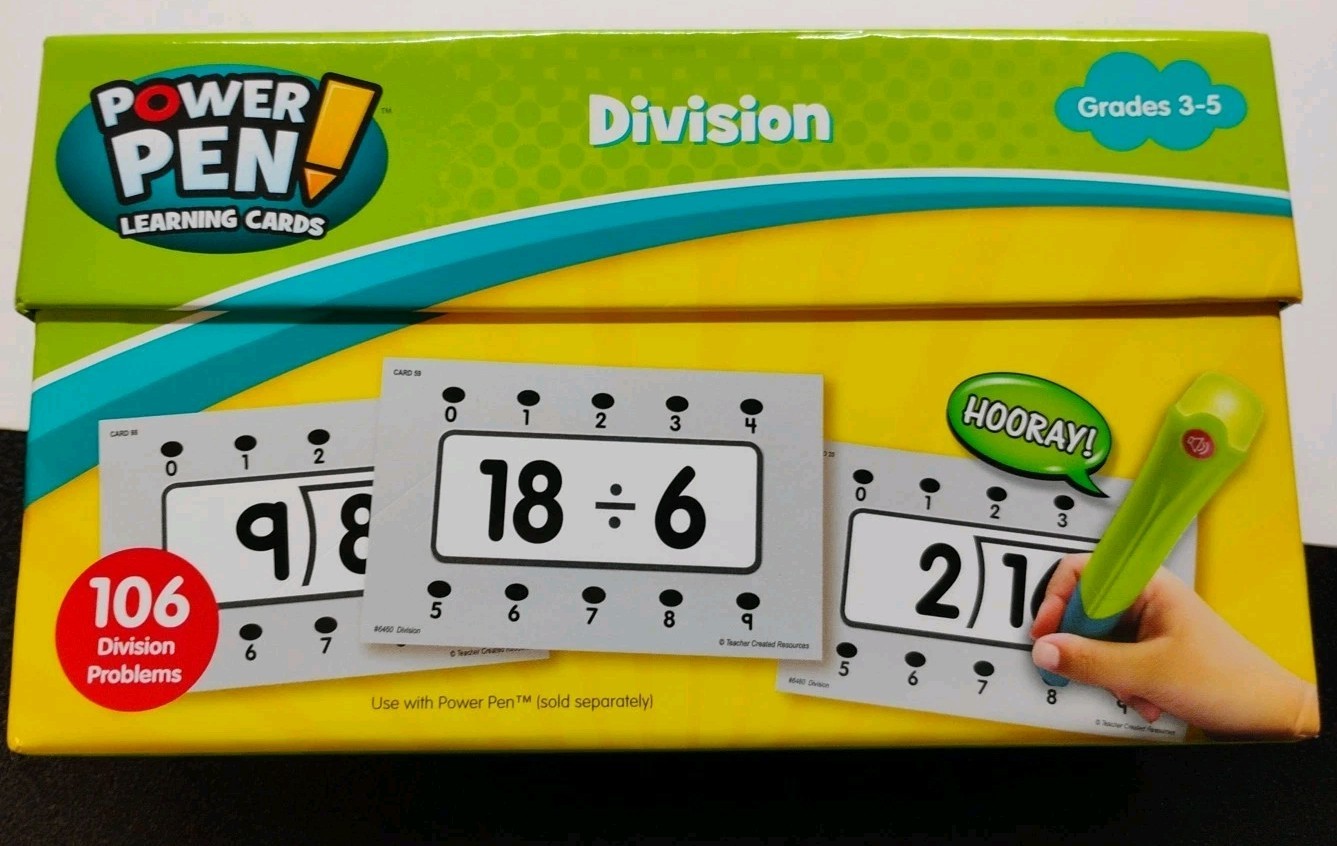 Power Pen Learning Cards Division (NO PEN INCLUDED)