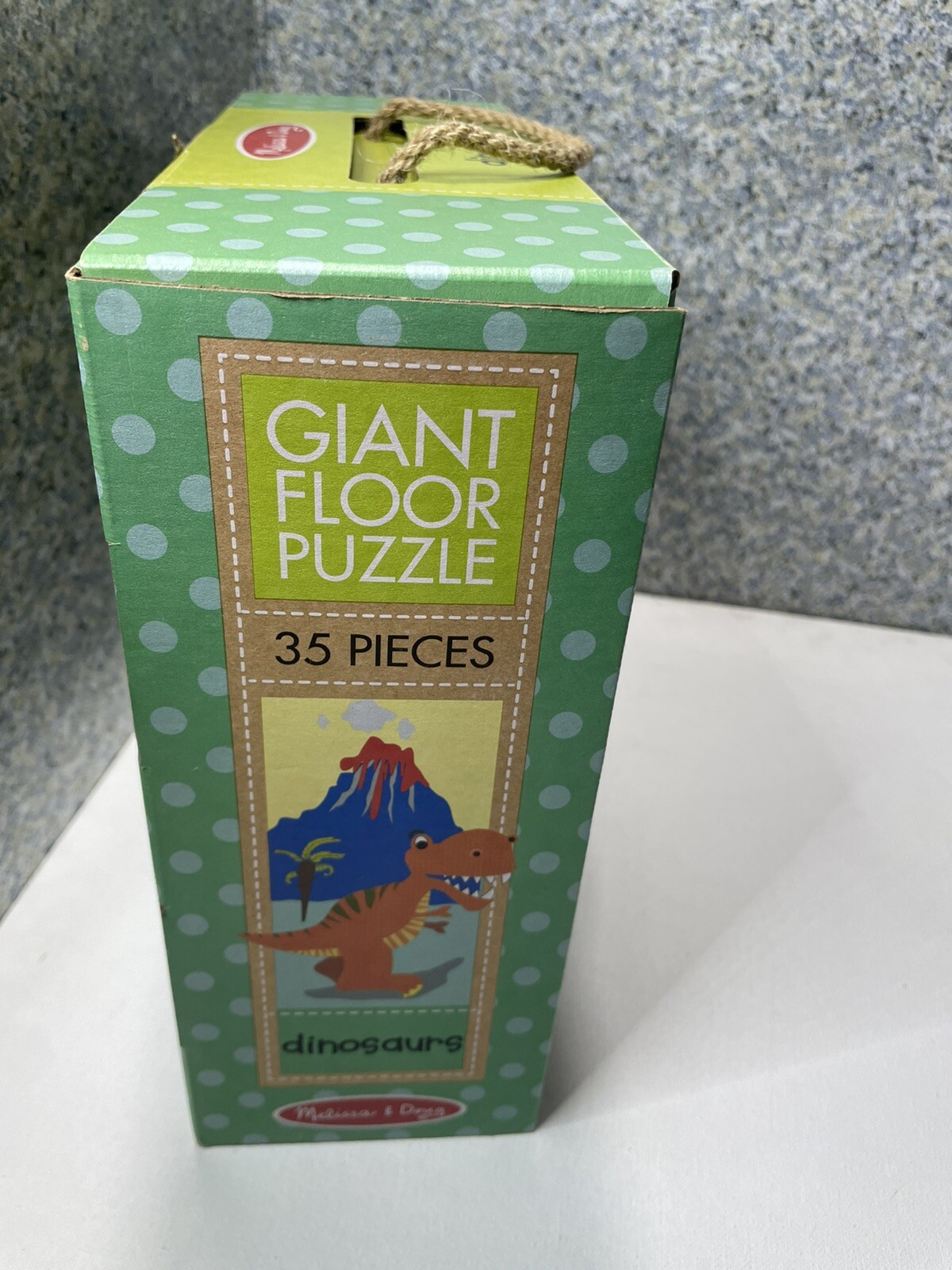 MELISSA & DOUG GIANT FLOOR PUZZLES: DINOSAURS 🦖🧩 36 Pieces EUC