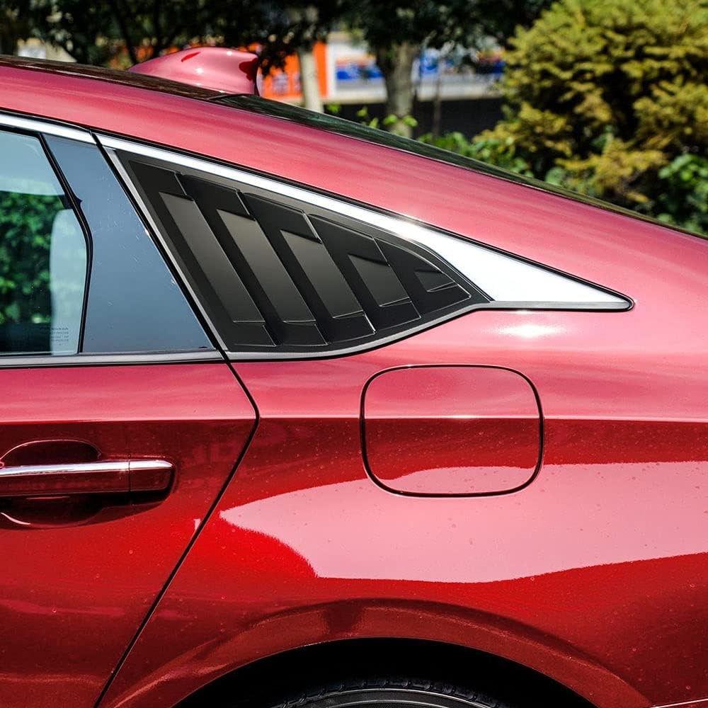 Sport Style Matte Black Window Louvers Honda Accord