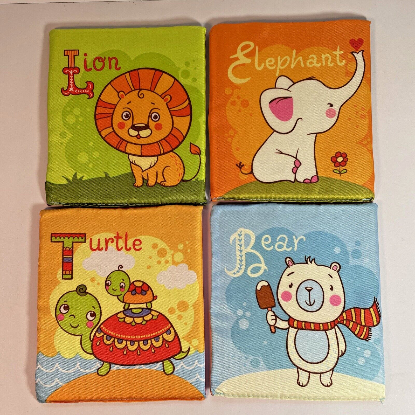 Teytoy Baby Soft Alphabet Flash Cards, 26-Piece ABC Learning Set w/Carry Bag