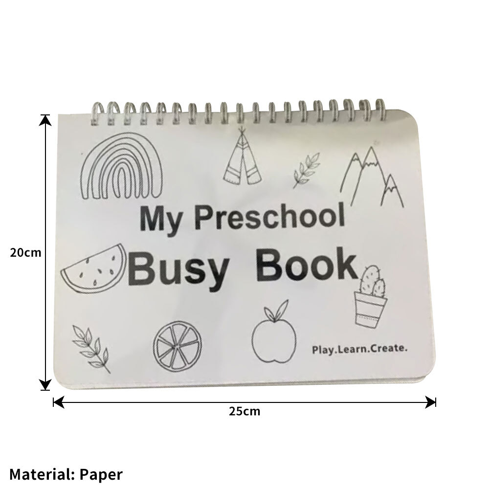 My Preschool Busy Book Educational Toys Gift for Kids & Toddlers ET