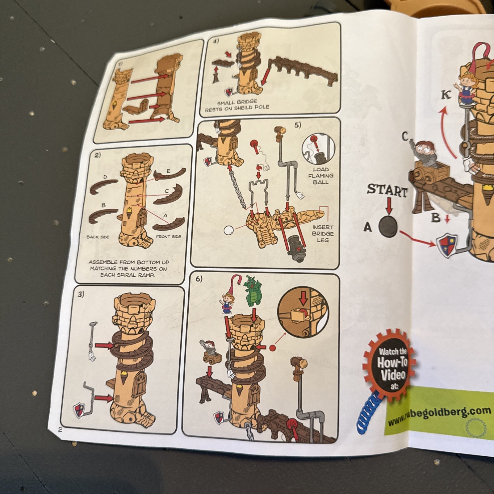 Wonderology Rube Goldberg The Castle Escape Challenge S.T.E.M. STEM no box