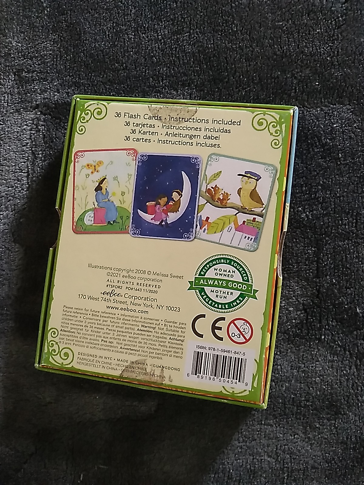 Eeboo Create A Story Cards-Mystery in the Forest Complete – 36 Cards/Instruction