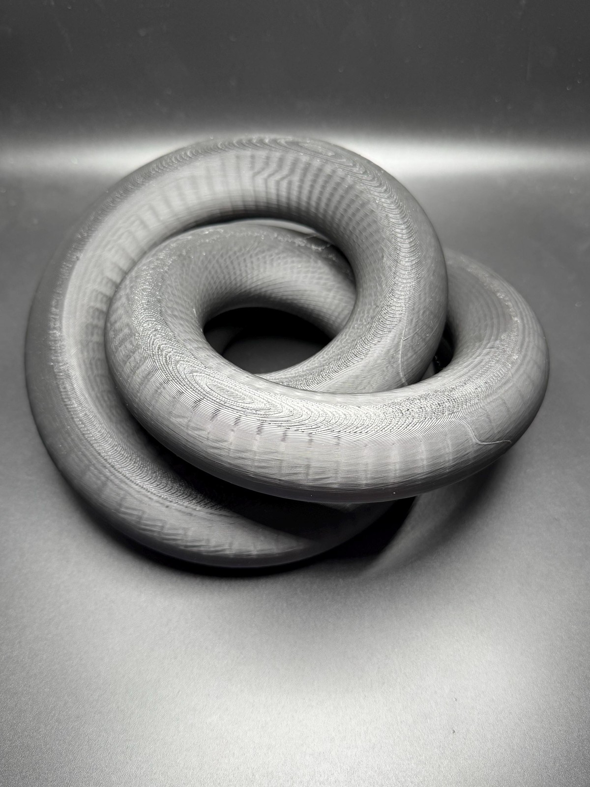 3D Printed Trefoil Knot – High Quality Gift for Teachers, Him or Her – Unique