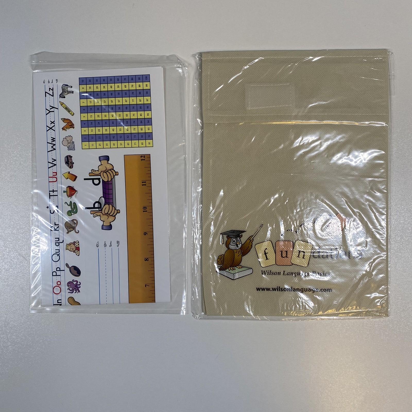 Wilson Fundations Student Kit Mostly NEW Opened Seal Magnetic Board Tiles Books