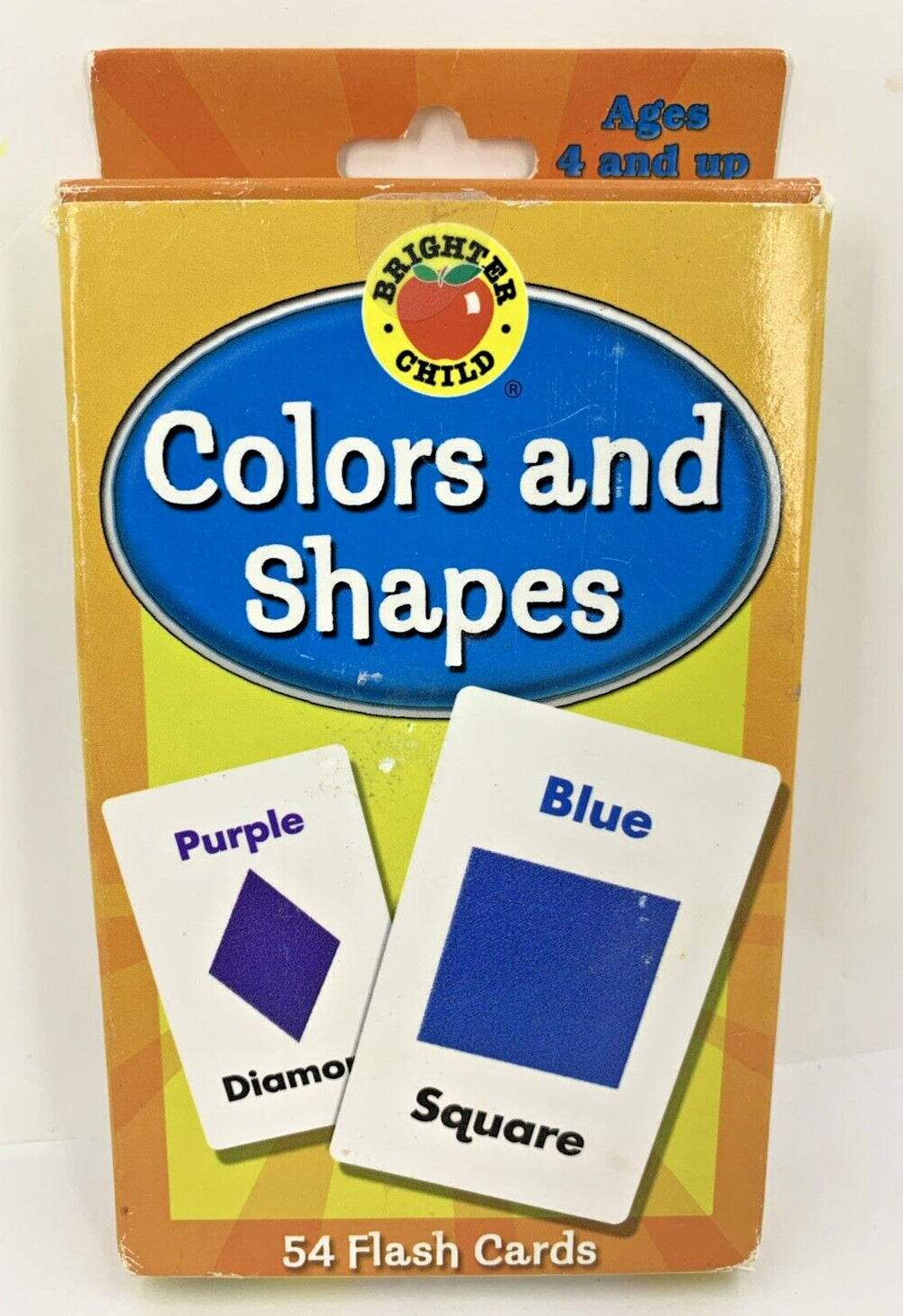 Carson Dellosa – Colors and Shapes Flash Cards – 54 Cards for Toddler