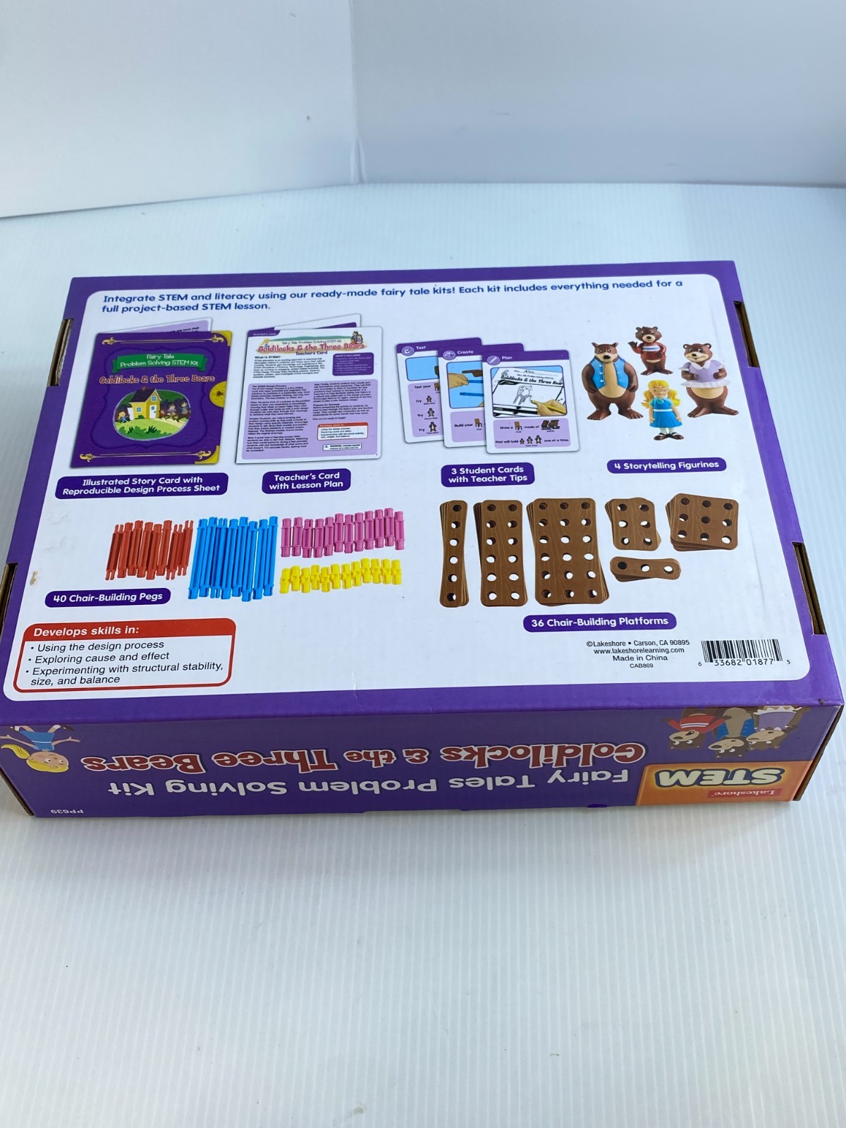 LAKESHORE STEM FAIRY TALES PROBLEM SOLVING KIT Goldilocks and Three Bears Read