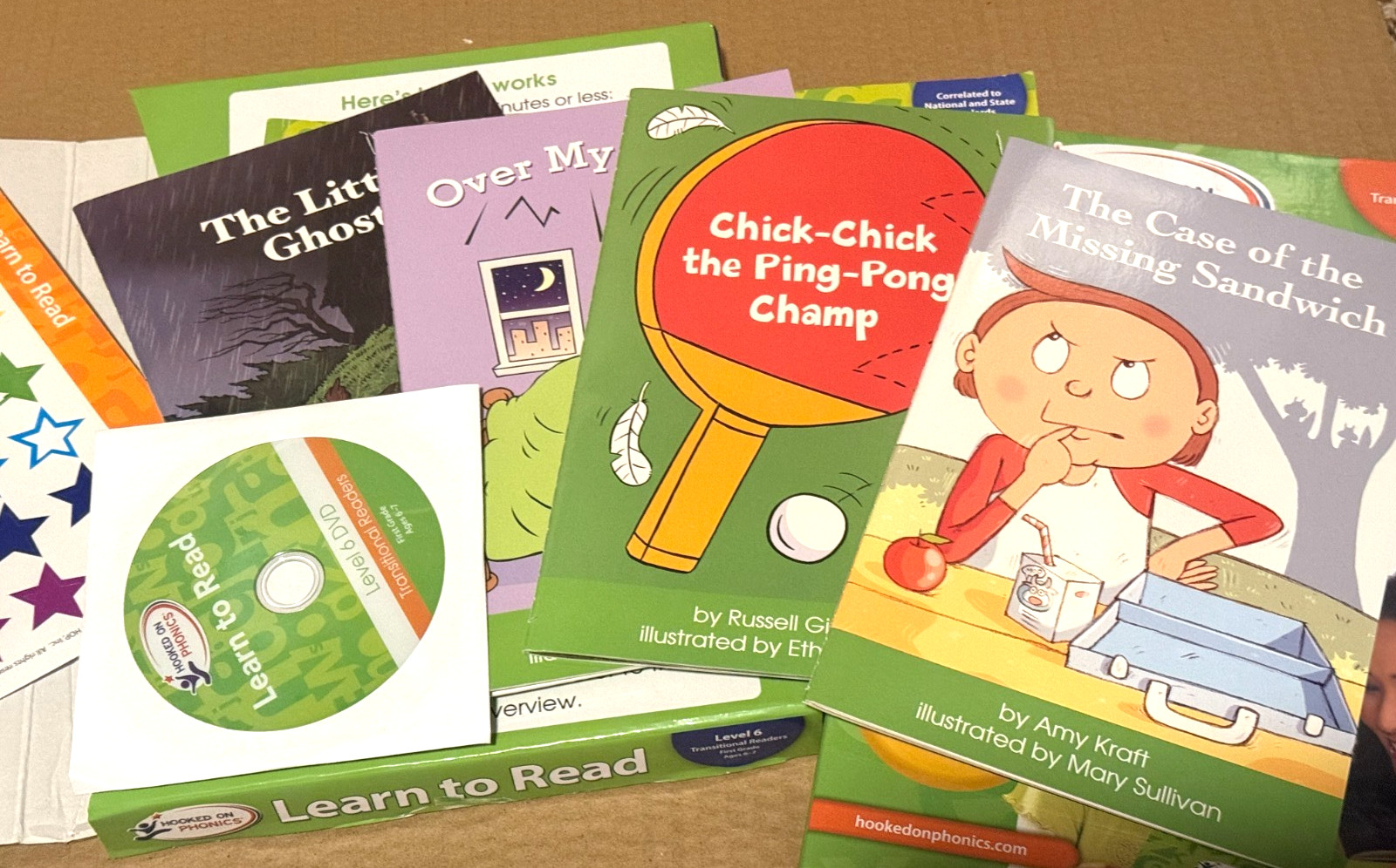 Hooked on Phonics Learn to Read Level 5 and 6 Ages 6 to 7
