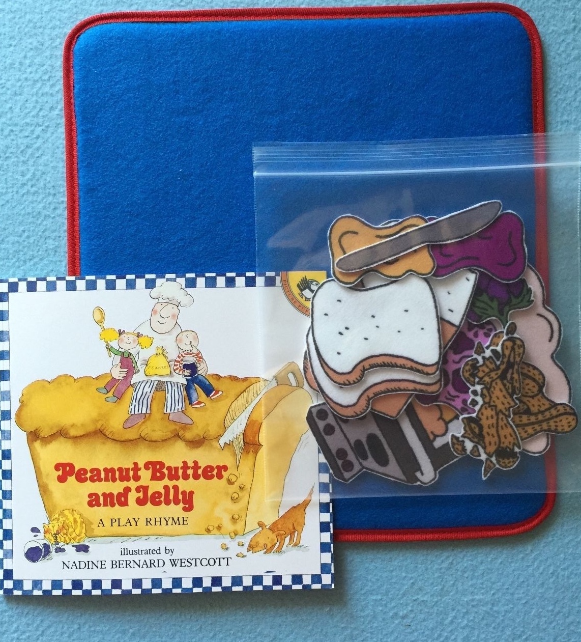 Peanut Butter and Jelly Felt / Flannel Board Set