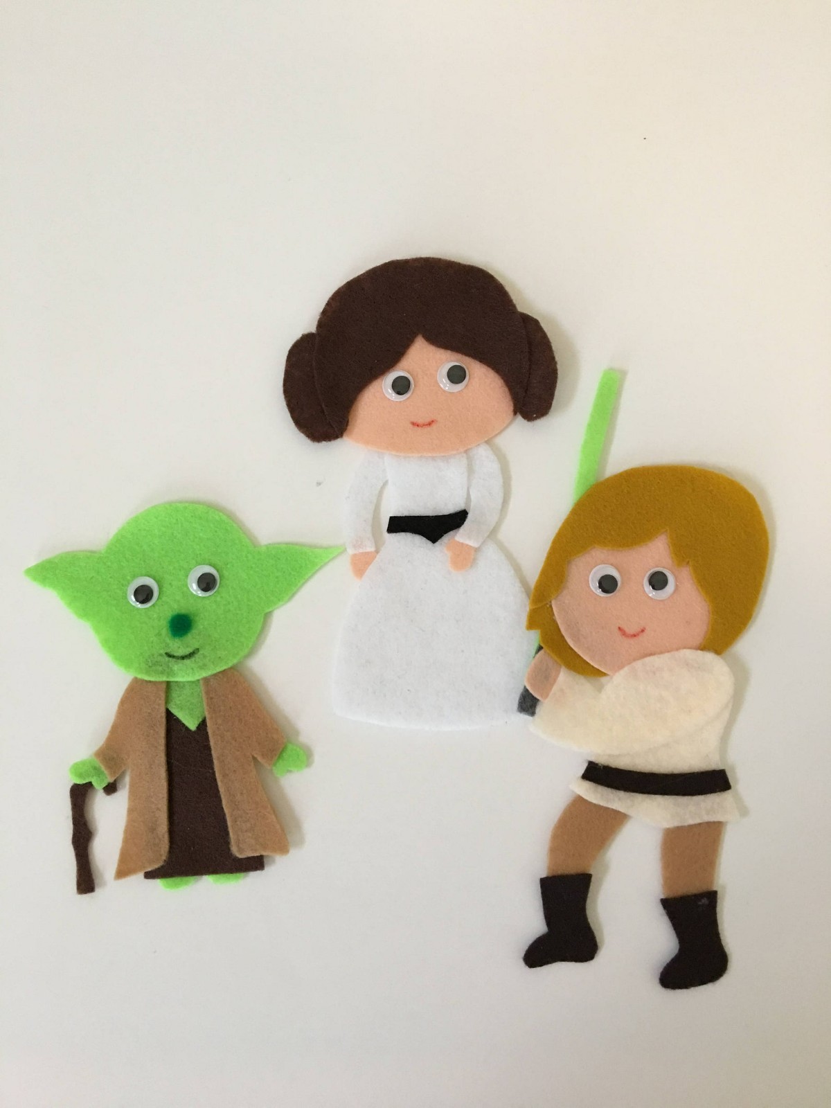 Star Wars Handcrafted Felt Characters for Felt or Flannel Board Play
