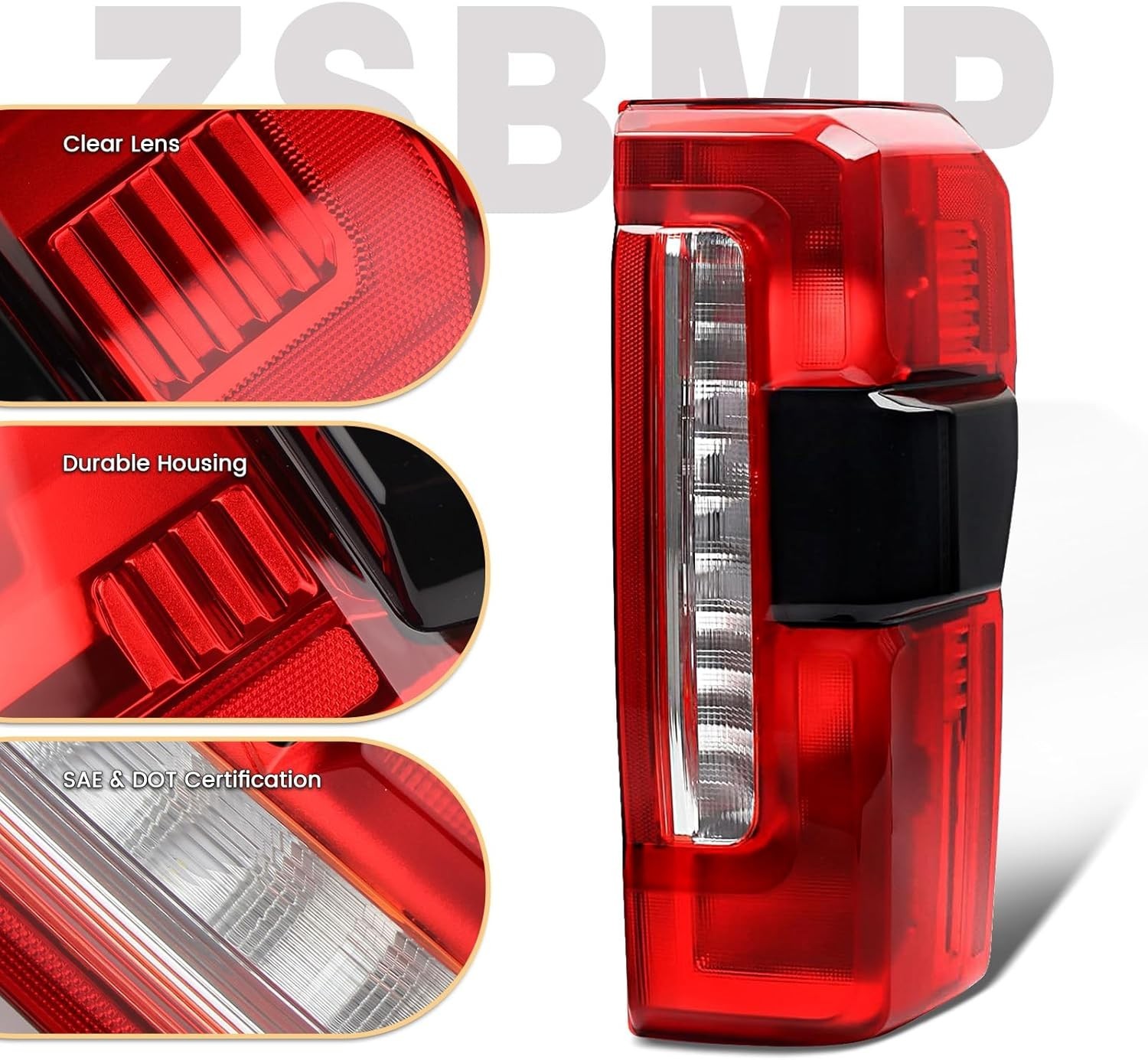 Tail lights Compatible with 2023 2024 2025 Ford F250 F350 Super Duty w/Blind Spo