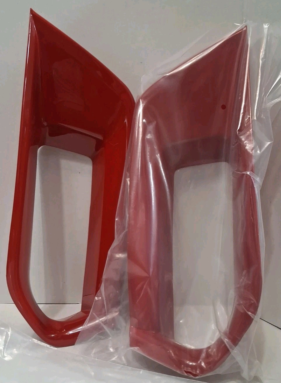 Front Bumper Side Air Duct Vent Frame for Corvette C7 Z06 2014-2019 ABS Car Red