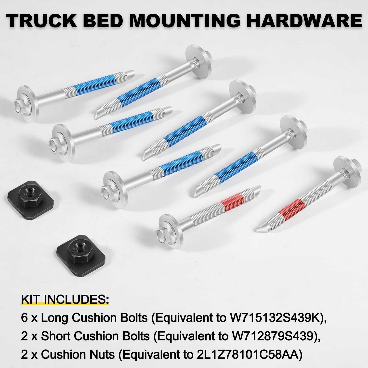 13848 Frame to Body Mounting Bolt Kit Replacement for Ford 2008-2016 F-250 F-…