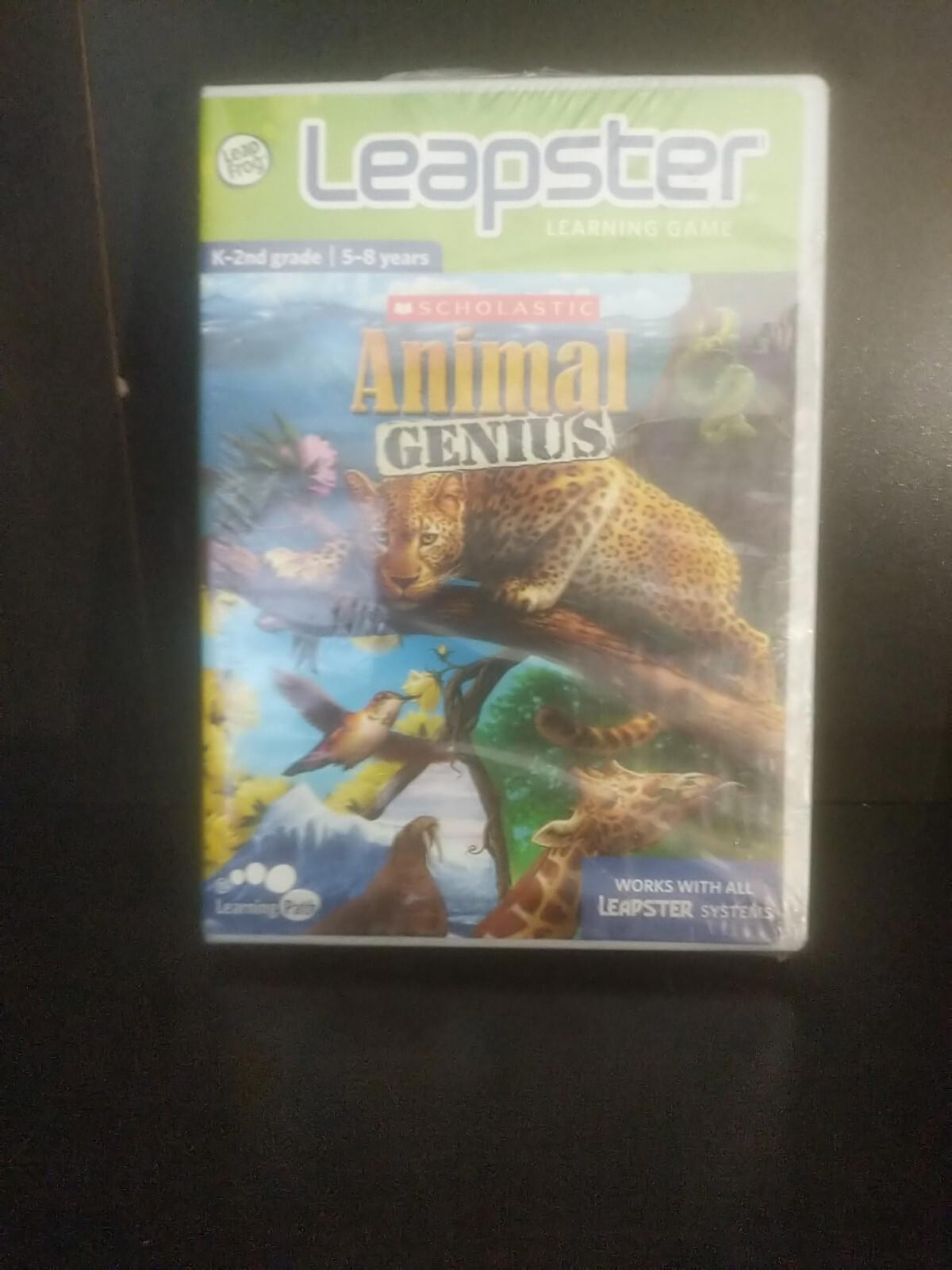 LeapFrog Leapster Animal Genius Scholastic Learning K-2nd grade, 5-8 yr ~ trl8#7