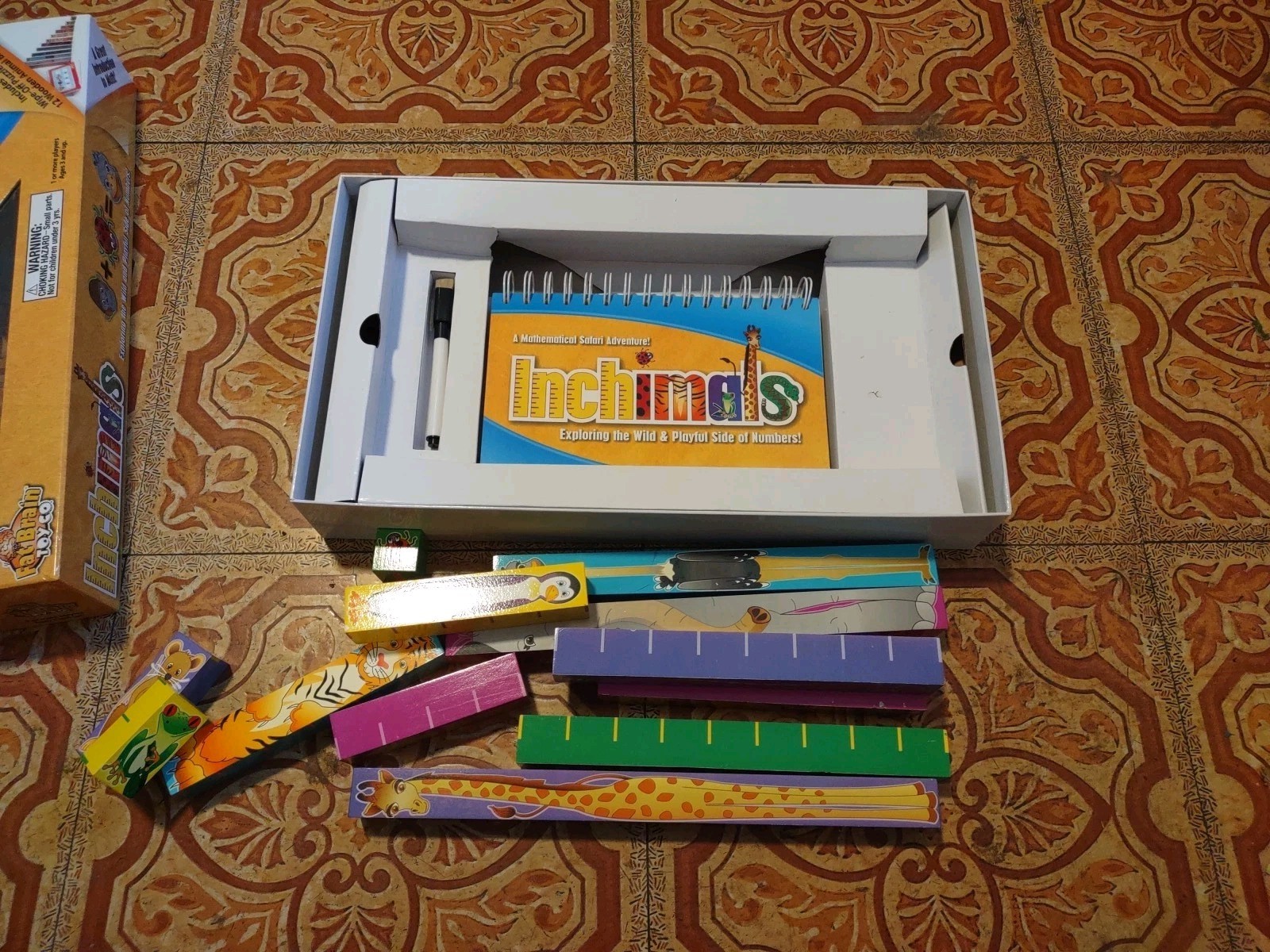 Fat Brain Toys INCHIMALS A Mathematical Safari Adventure Learning Homeschool