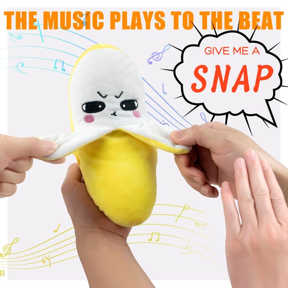 Interactive Musical Toy Fruit Sensing Beat Piano Ragdoll Musical Doll