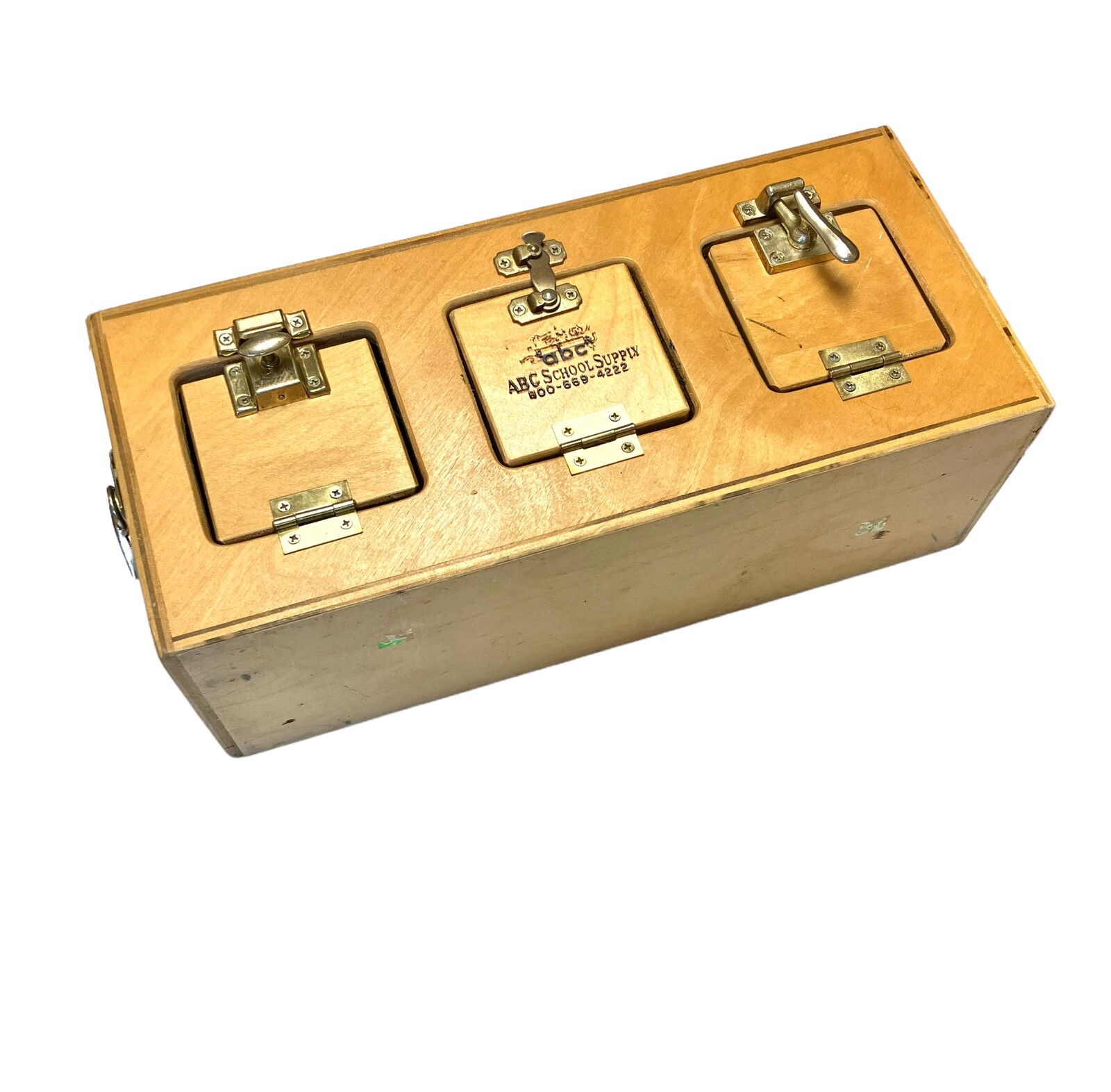 Lock Box Memory Game Box Handmade 10 Doors Brainteaser STEM Fun Motor Memory