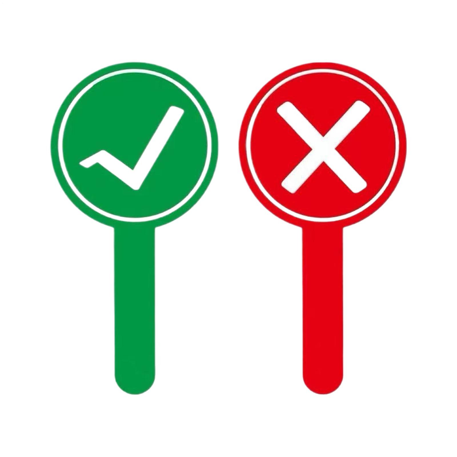 Yes or No Handheld Paddle True False Classroom Teacher Student Voting Paddle