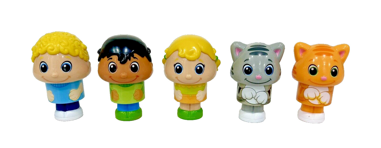 NEW -Toy People with slip-on outfits & hats (Chef, Fire, Police, etc.)- 28 PCS