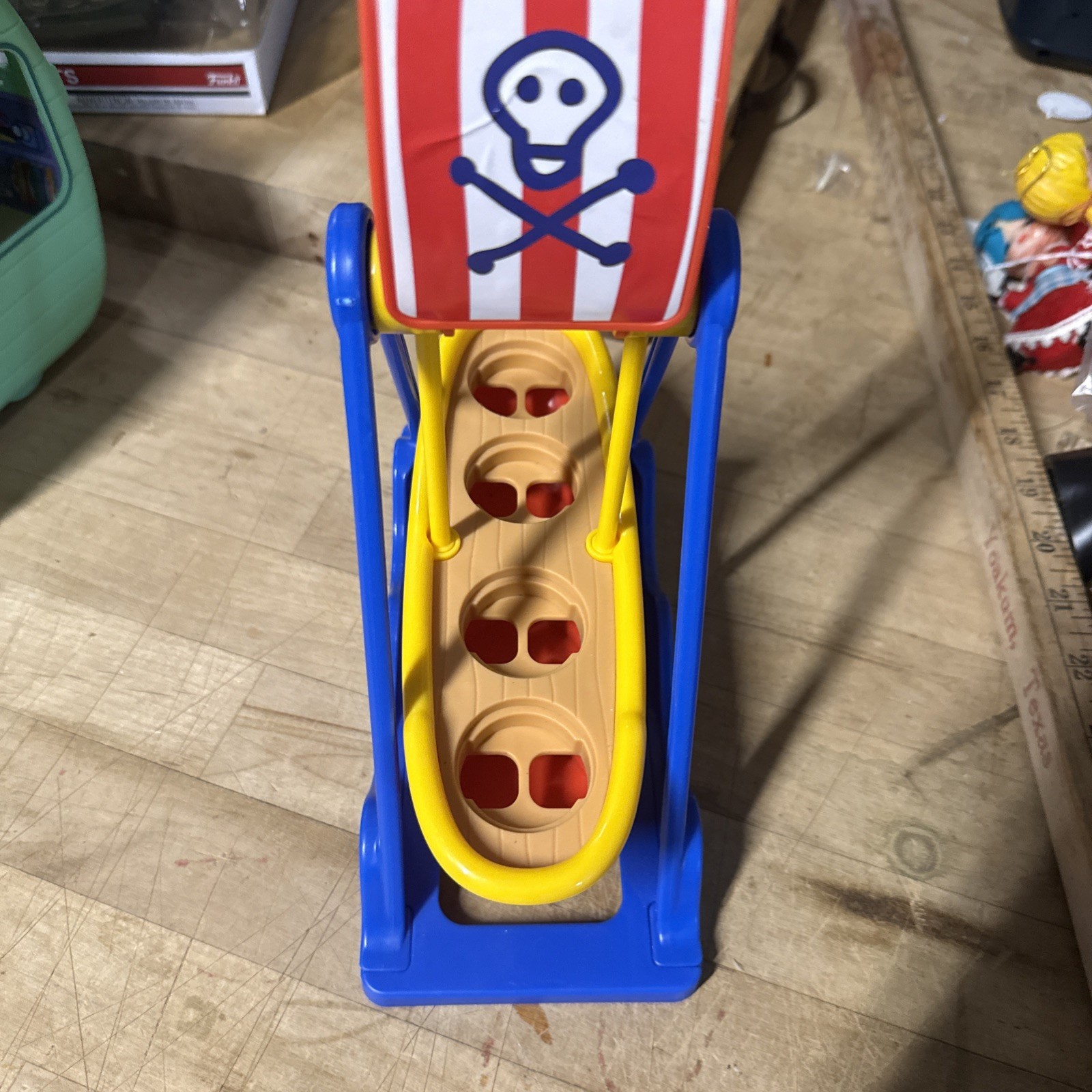 Peppa Pig Pirate boat Ride Fairground Playset Figure Pre School Toy