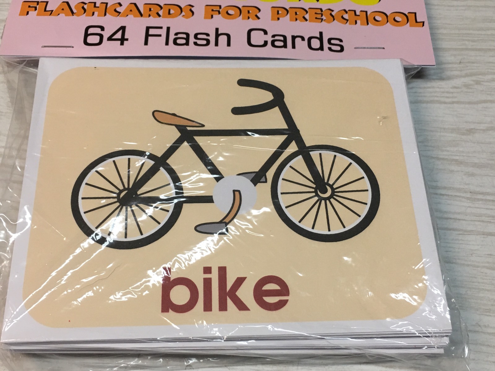 FIRST WORDS – Flashcards for Preschool 64 Cards- Speech Teaching supplies