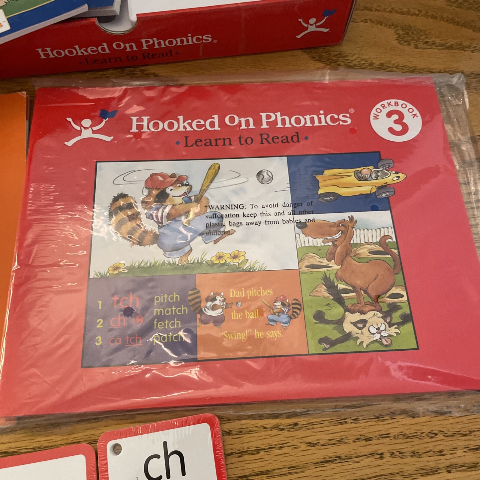 Vintage Hooked on Phonics Level 3 Cassette & Books Set