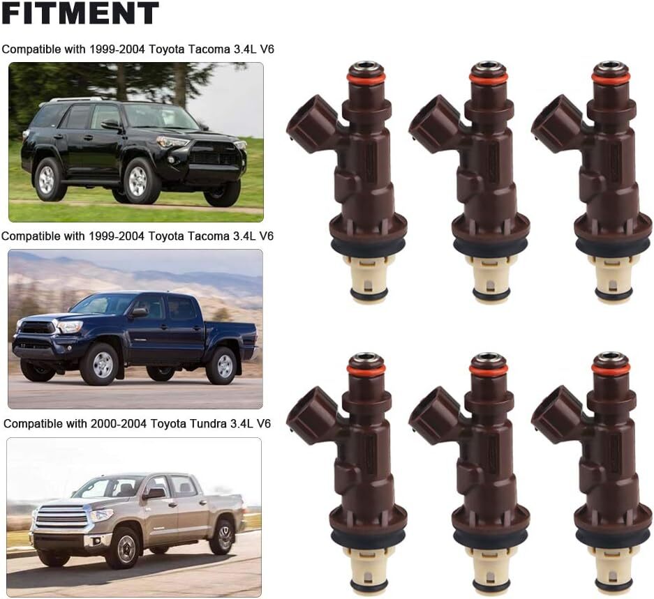 JDMON Compatible with Fuel injectors Toyota 4Runner Tacoma Tundra 3.4L V6