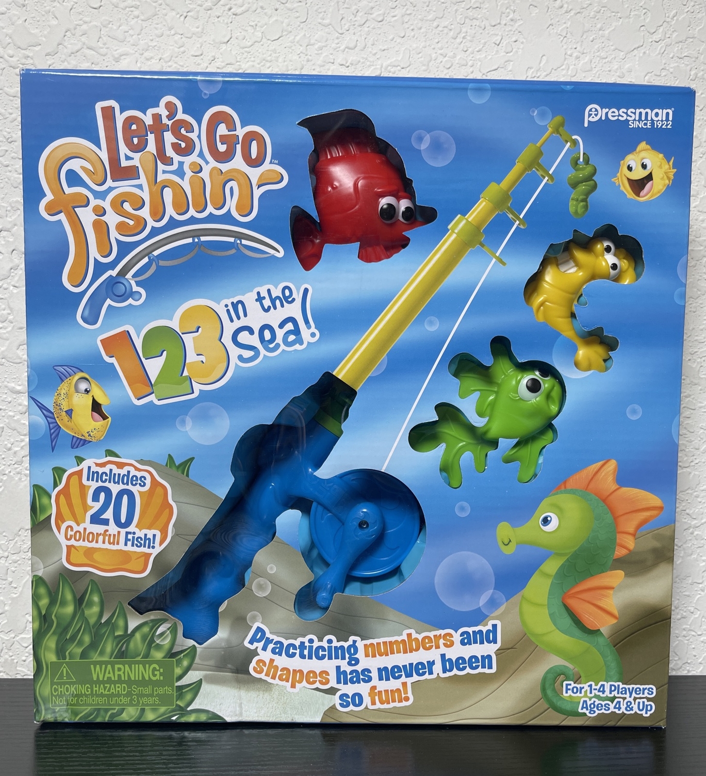 Let’s Go Fishin’ 123 in The Sea! – Practice Counting, Shapes, and Colors Game