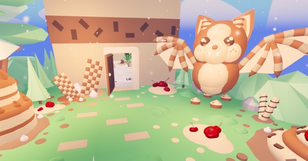 Chocolate Chip Bat Dragon House – Glitch Build❤️ Adopt Me House
