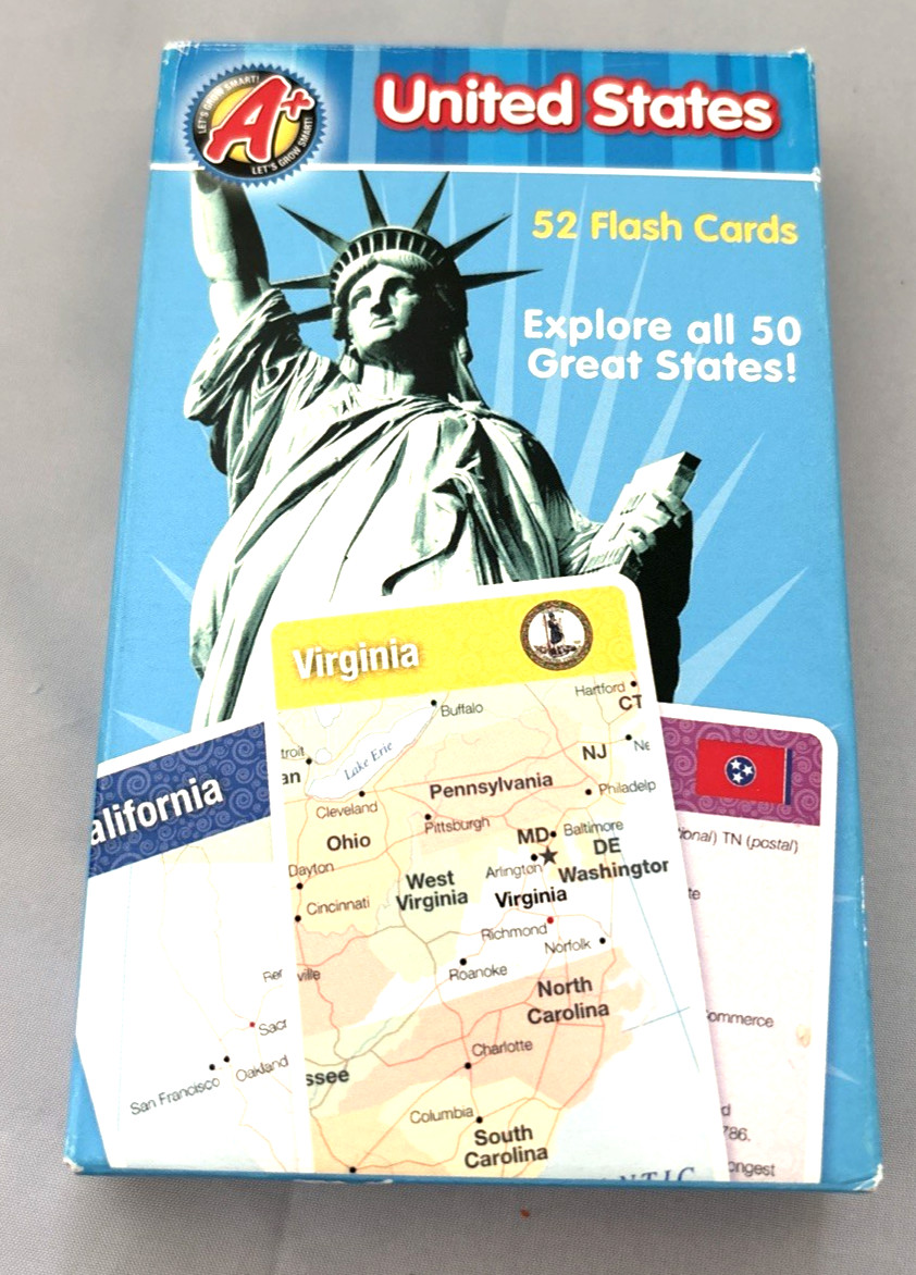 UNITED STATES FLASH CARDS DECK OF 52 JJG 28