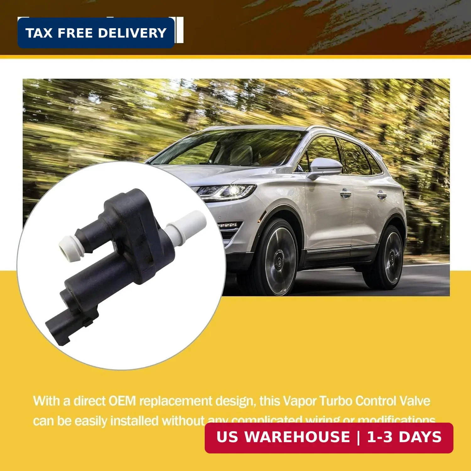 DU5A-9G712-CB Vapor Turbo Control Valve Fit for Ford Escape Truck Linkoln MKC 20