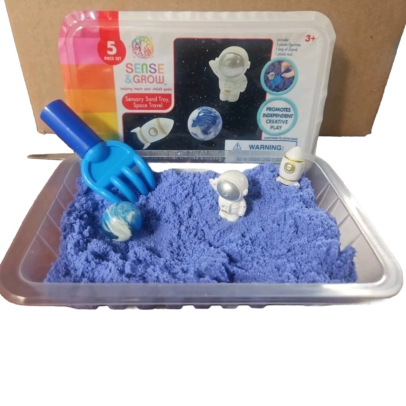 MoonSand Playset LOT OF 4 ✨ Sense & Grow – Space Travel 5pc ✨ NEW ￼