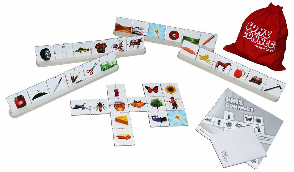 WHY CONNECT Fun Educational GAME of LOGICAL THINKING, REASONING & Verbal SKILLS
