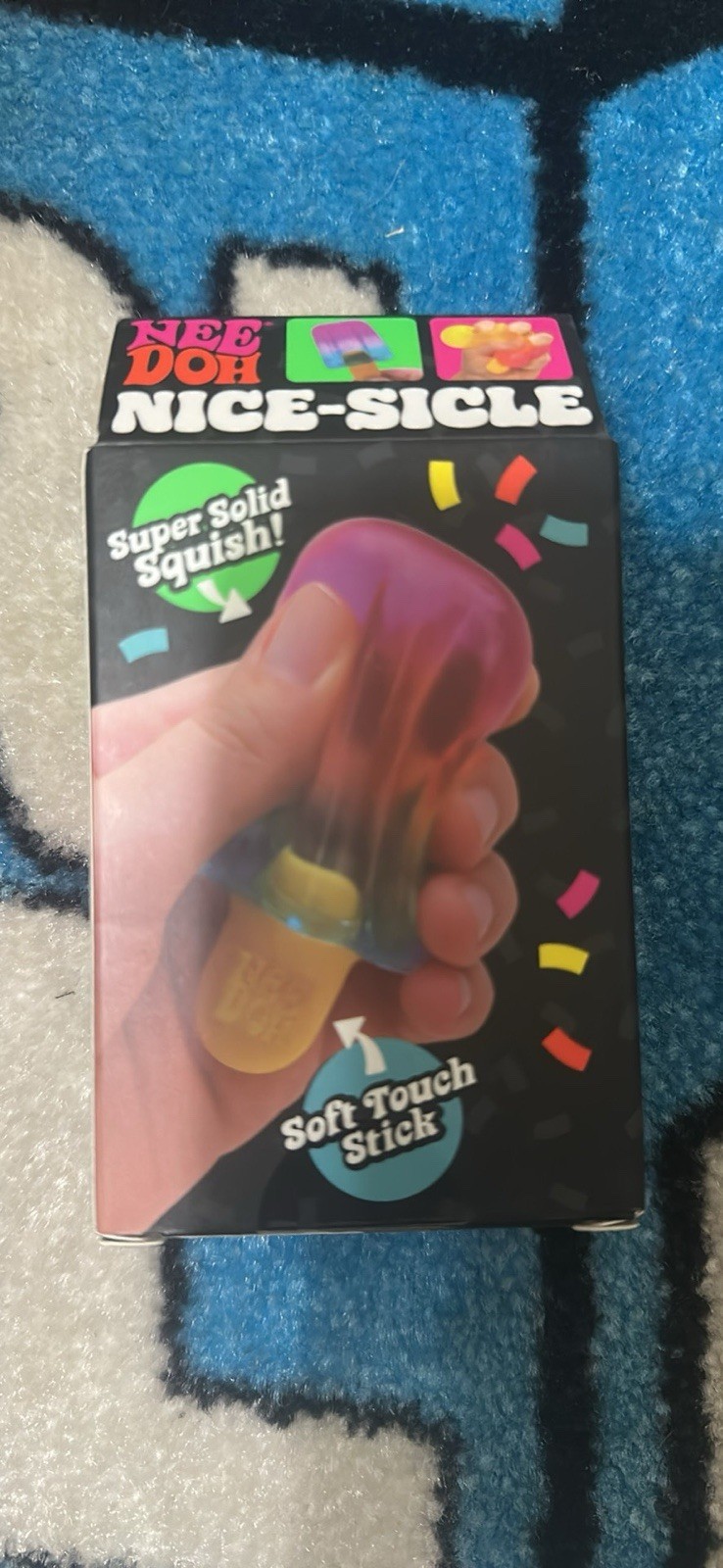 Authentic Nee Doh Schylling Needoh Nice-Sicle Squishy Toy Popsicle