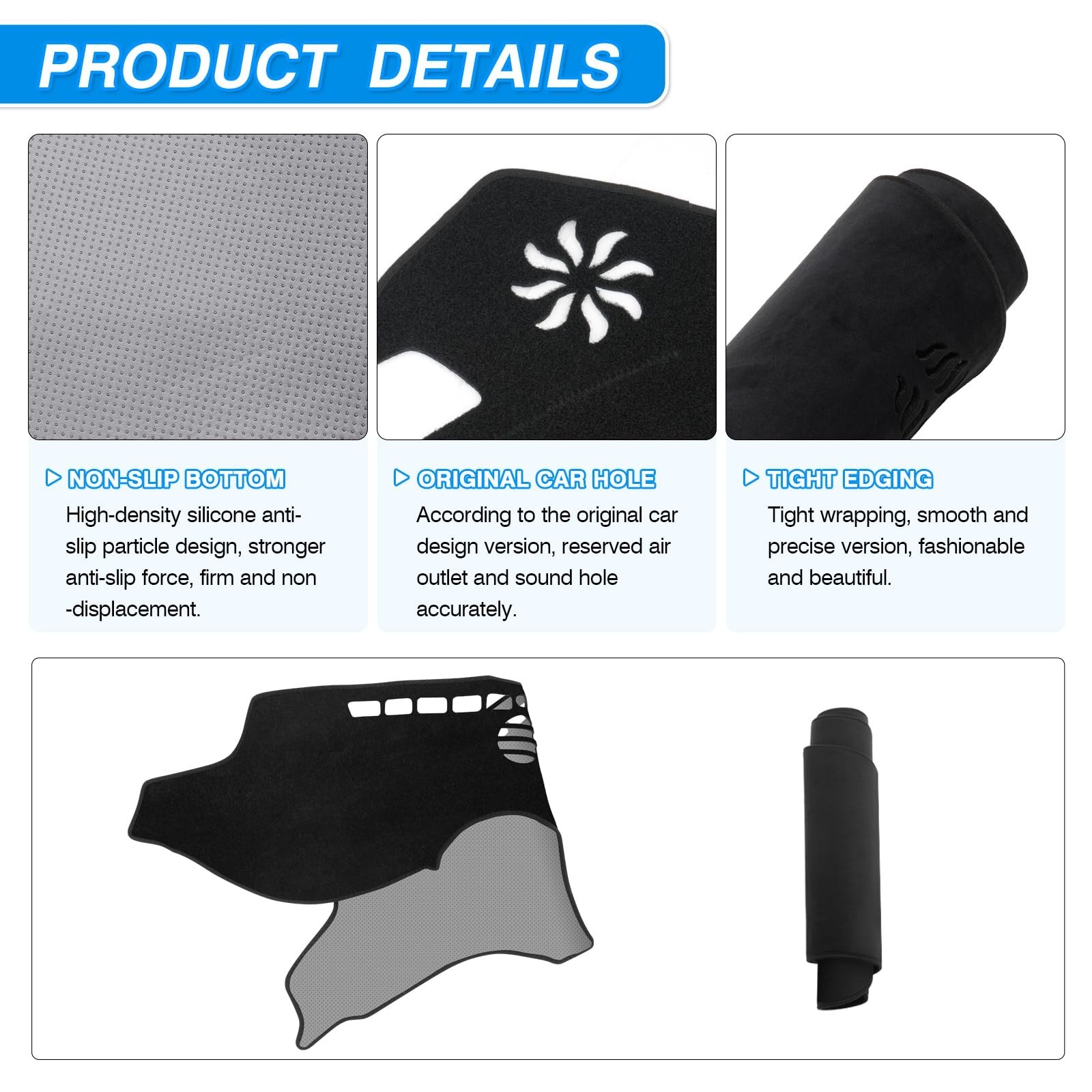 CARTIST Dash Cover Custom Fit for Lexus ES ES240 ES350 2007-2012 Dashboard Co…
