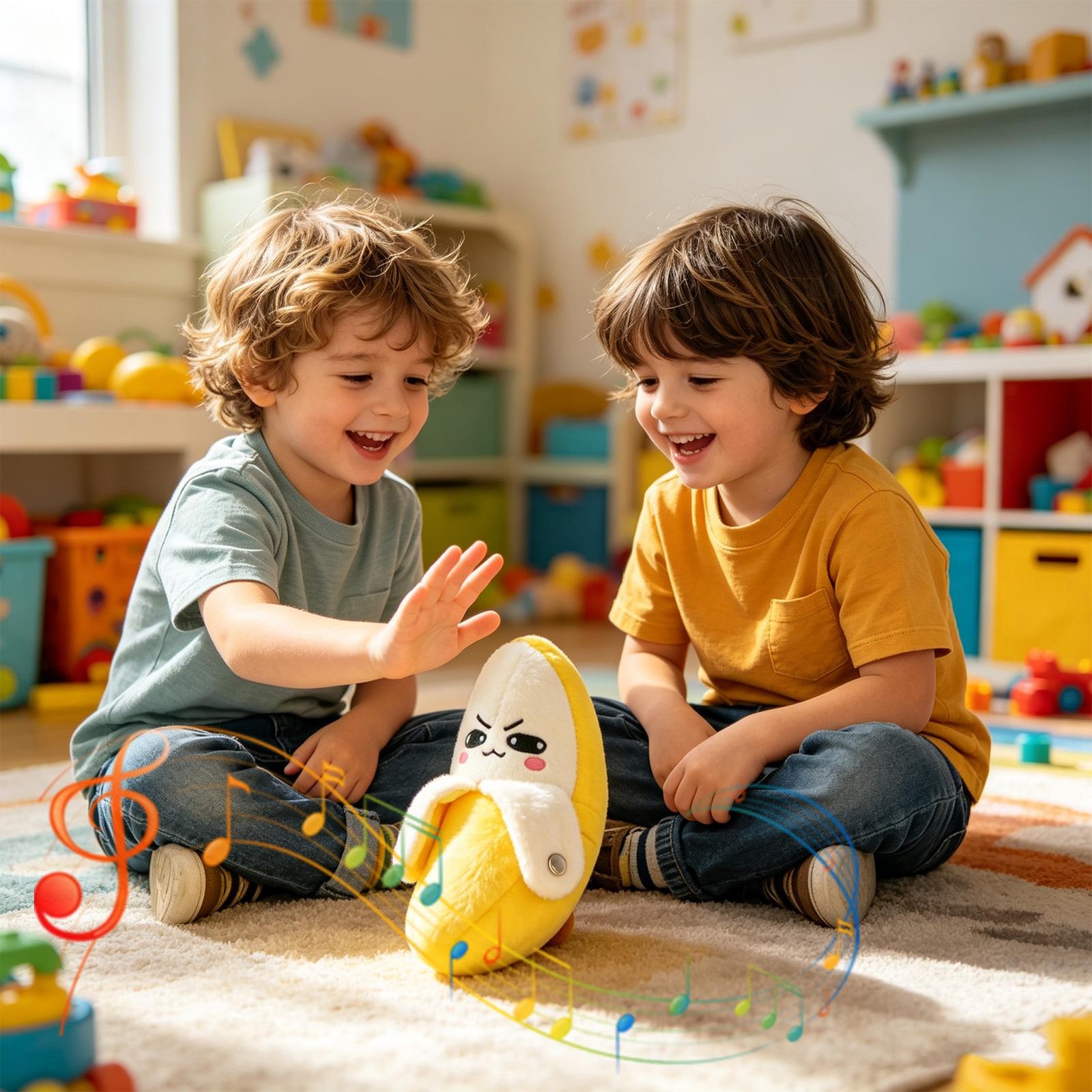 Interactive Music Plush Toy – Fun & Playful Sound-Activated Toys -Baby Music Toy