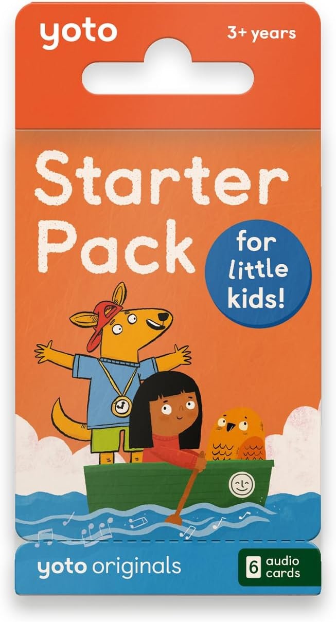 Starter Pack Little Kids – 6 Kids Audio Cards Use W/ Player & Mini All–in–1