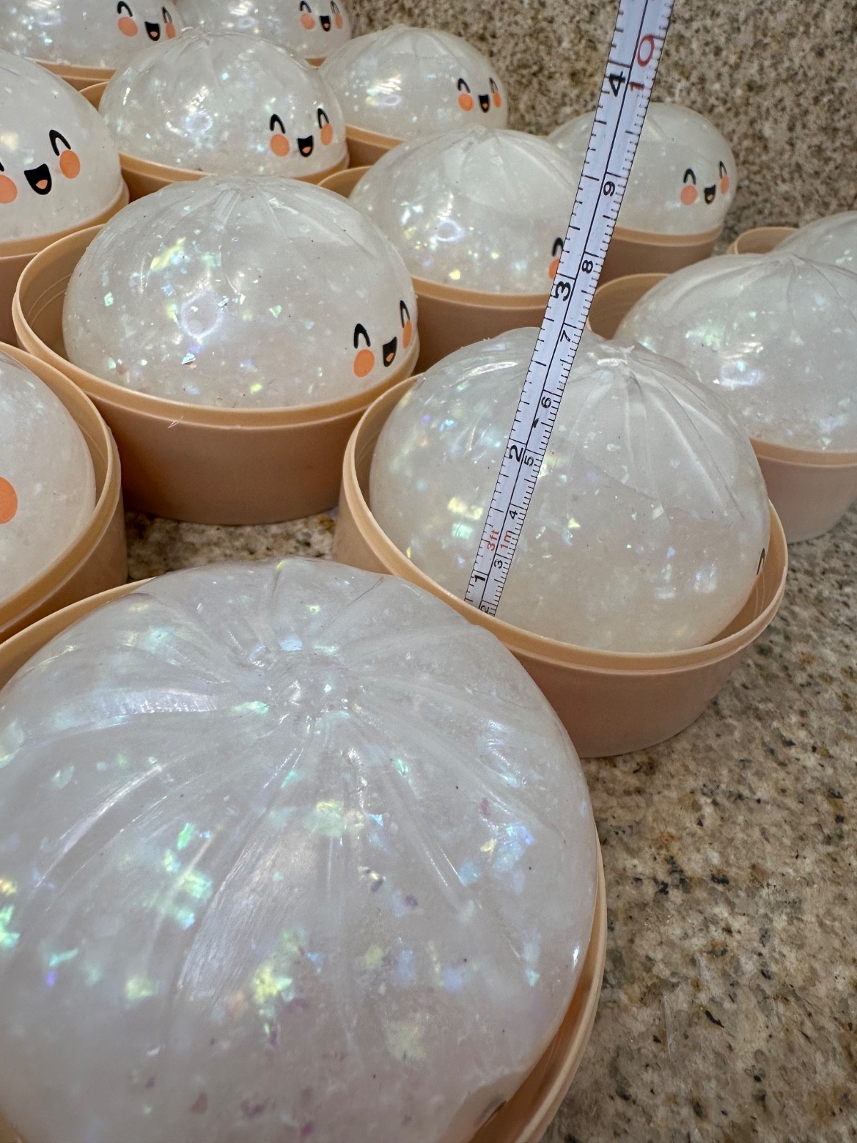 Rare Holographic Glitter Squishy Dumpling