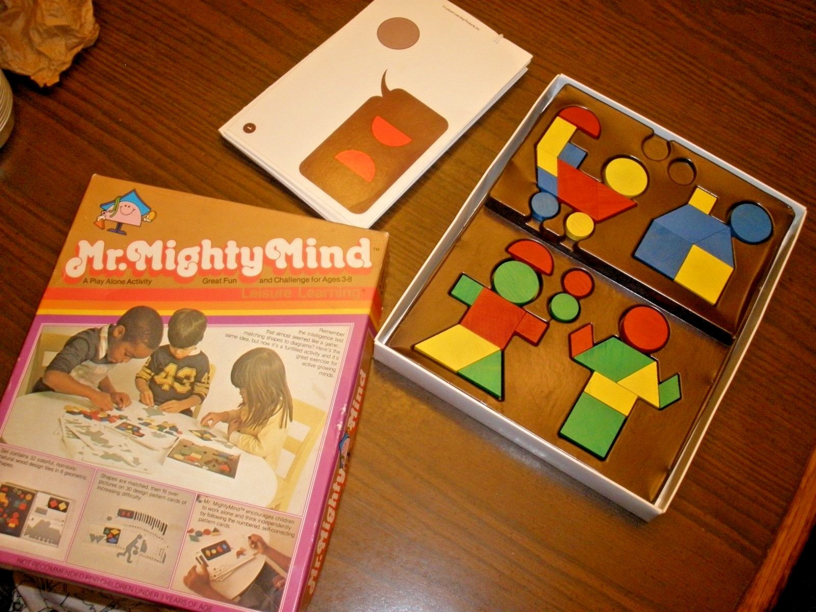 Vintage Mr. Mighty Mind Play Alone Activity Leisure Learning Game ages 3-8