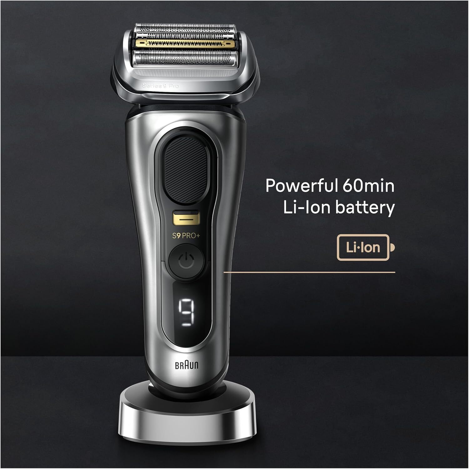 Braun Series 9 9517s PRO+ Electric Razor for Men, 5 Pro Shave Elements &